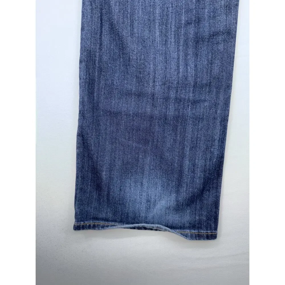 Lucky Brand 361 Vintage Straight Jeans Men's 33x30 Medium Dark Wash Baggy Y2K